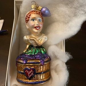 I Love Lucy - Grape Stomping Ornament